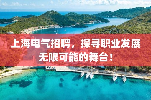 上海电气招聘，探寻职业发展无限可能的舞台！