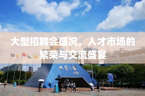 大型招聘会盛况，人才市场的繁荣与交流盛宴