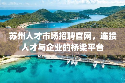 苏州人才市场招聘官网，连接人才与企业的桥梁平台