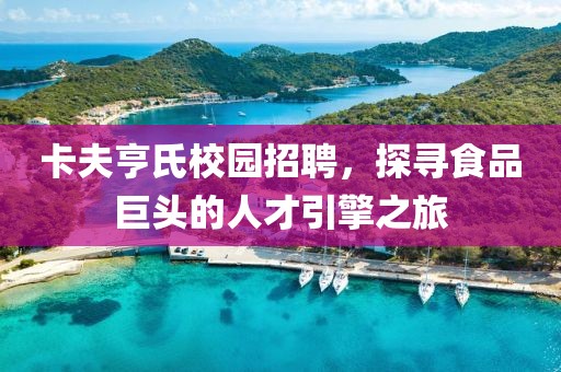 卡夫亨氏校园招聘，探寻食品巨头的人才引擎之旅