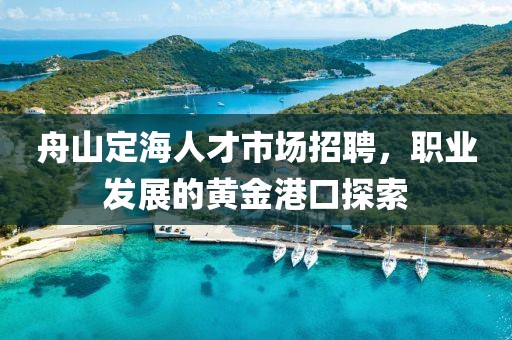 舟山定海人才市场招聘，职业发展的黄金港口探索