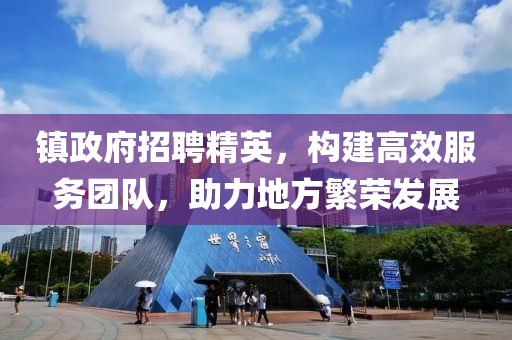 镇政府招聘精英，构建高效服务团队，助力地方繁荣发展