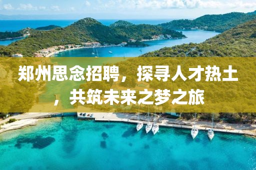 郑州思念招聘，探寻人才热土，共筑未来之梦之旅