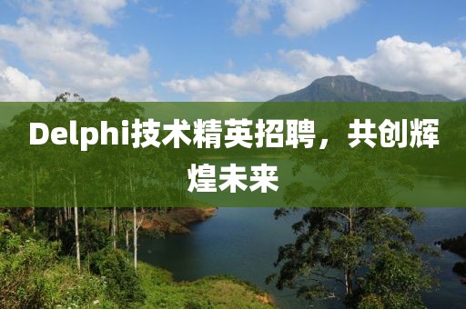 Delphi技术精英招聘，共创辉煌未来