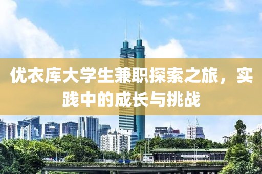 优衣库大学生兼职探索之旅，实践中的成长与挑战