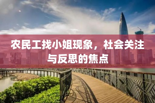 农民工找小姐现象，社会关注与反思的焦点